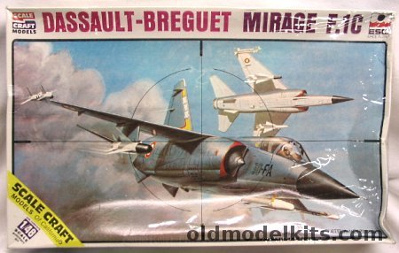 ESCI 1/48 Dassault-Breguet Mirage F.1C (F1 / F-1) - South Africa F-1CZ / French 2/12 or 3/30 Sq / Greece 336 Sq / Spain Ala14-141 Sq, SC-4006 plastic model kit